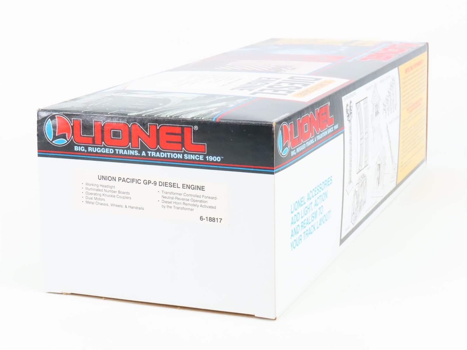 O Gauge 3-Rail Lionel 6-18817 UP Union Pacific GP9 Diesel #150 w/Display Case