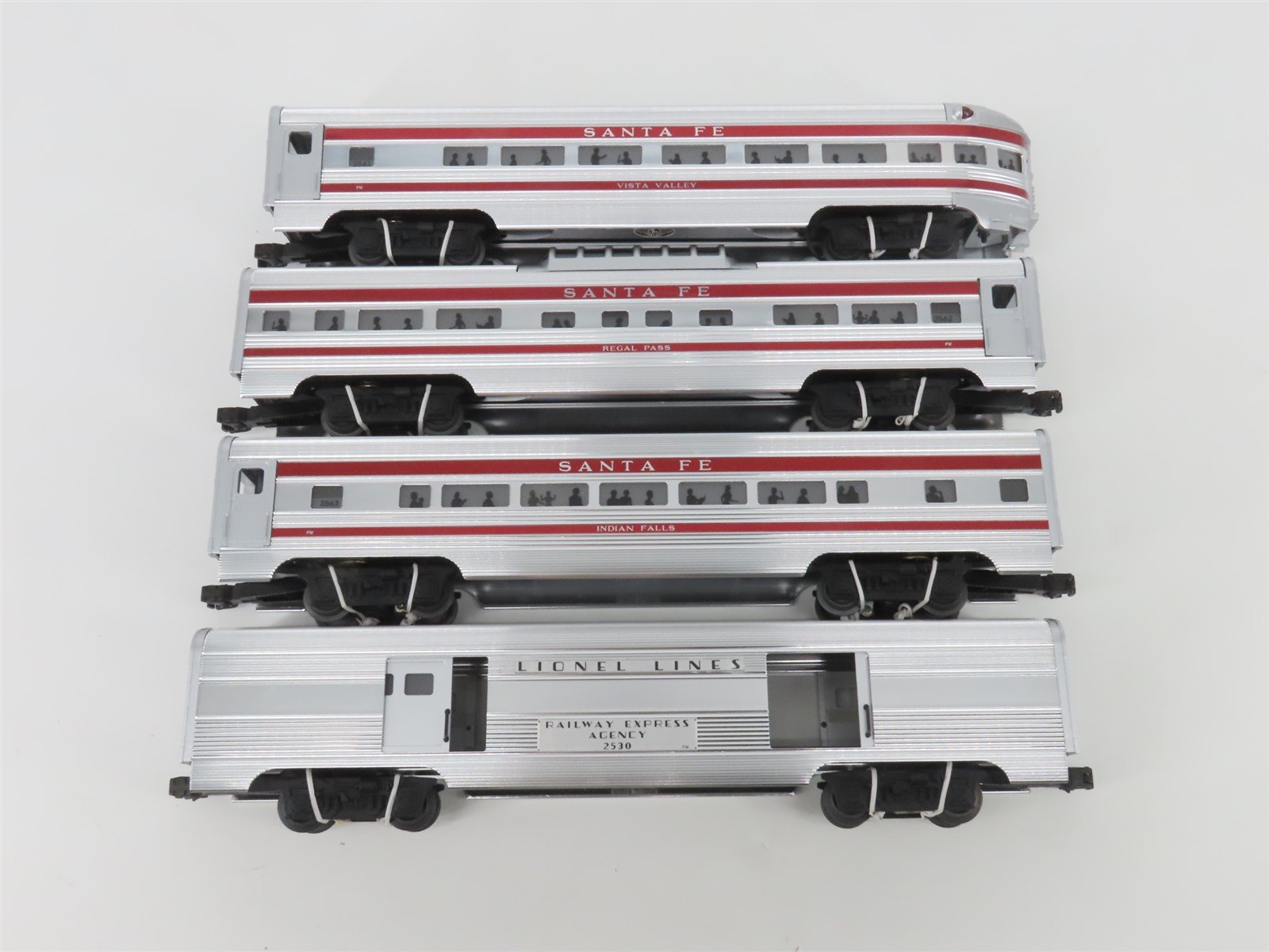 O Gauge 3-Rail Lionel 6-31742 #2544W ATSF Santa Fe F3 A/A Diesel Passenger Set