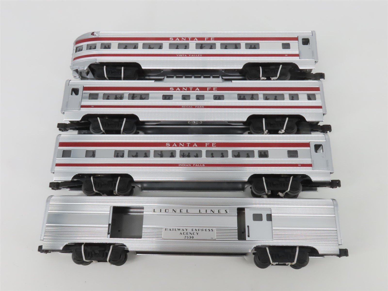 O Gauge 3-Rail Lionel 6-31742 #2544W ATSF Santa Fe F3 A/A Diesel Passenger Set