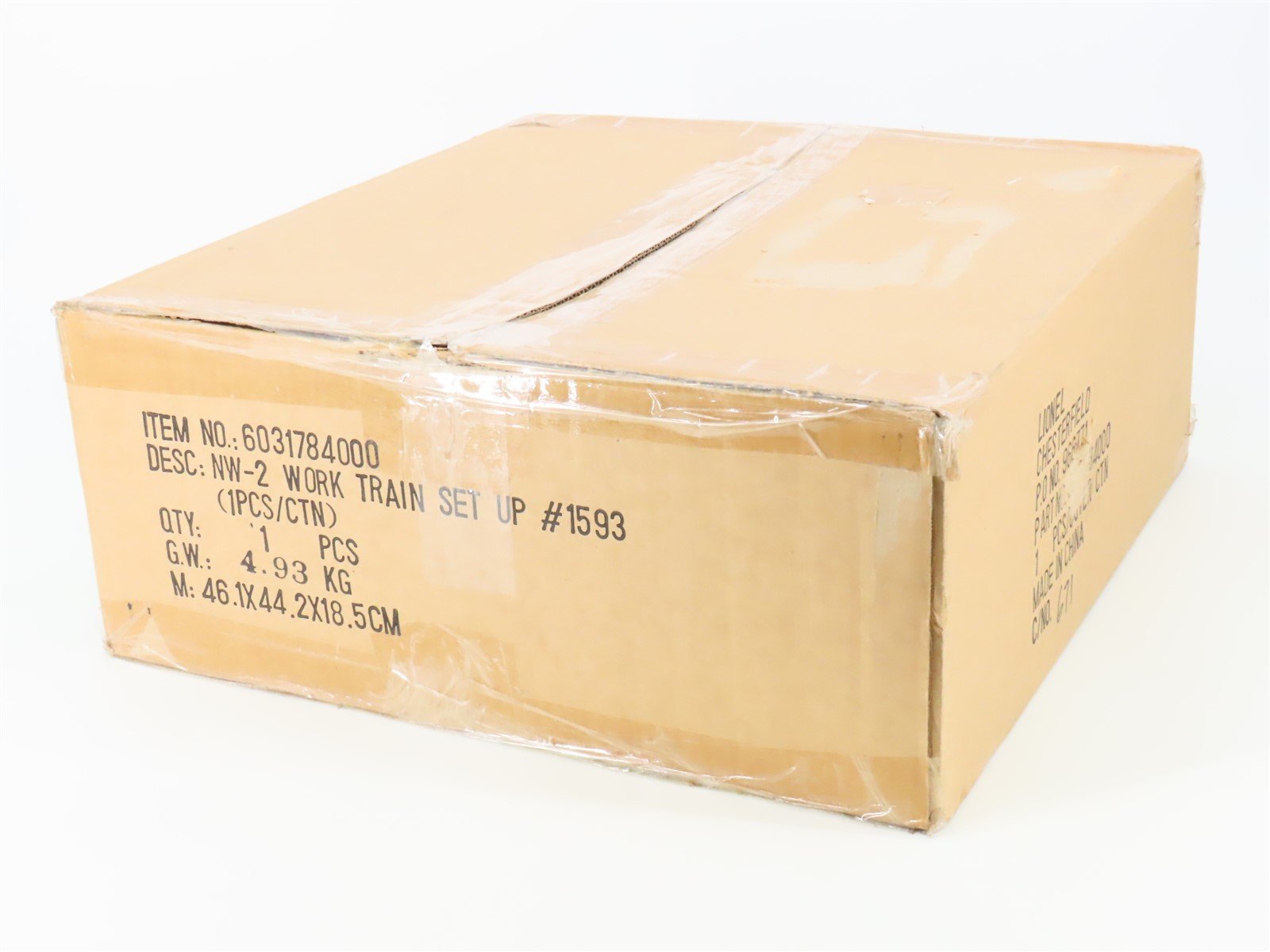 O Gauge 3-Rail Lionel 6-31784 UP Union Pacific NW2 Diesel Work Train Set