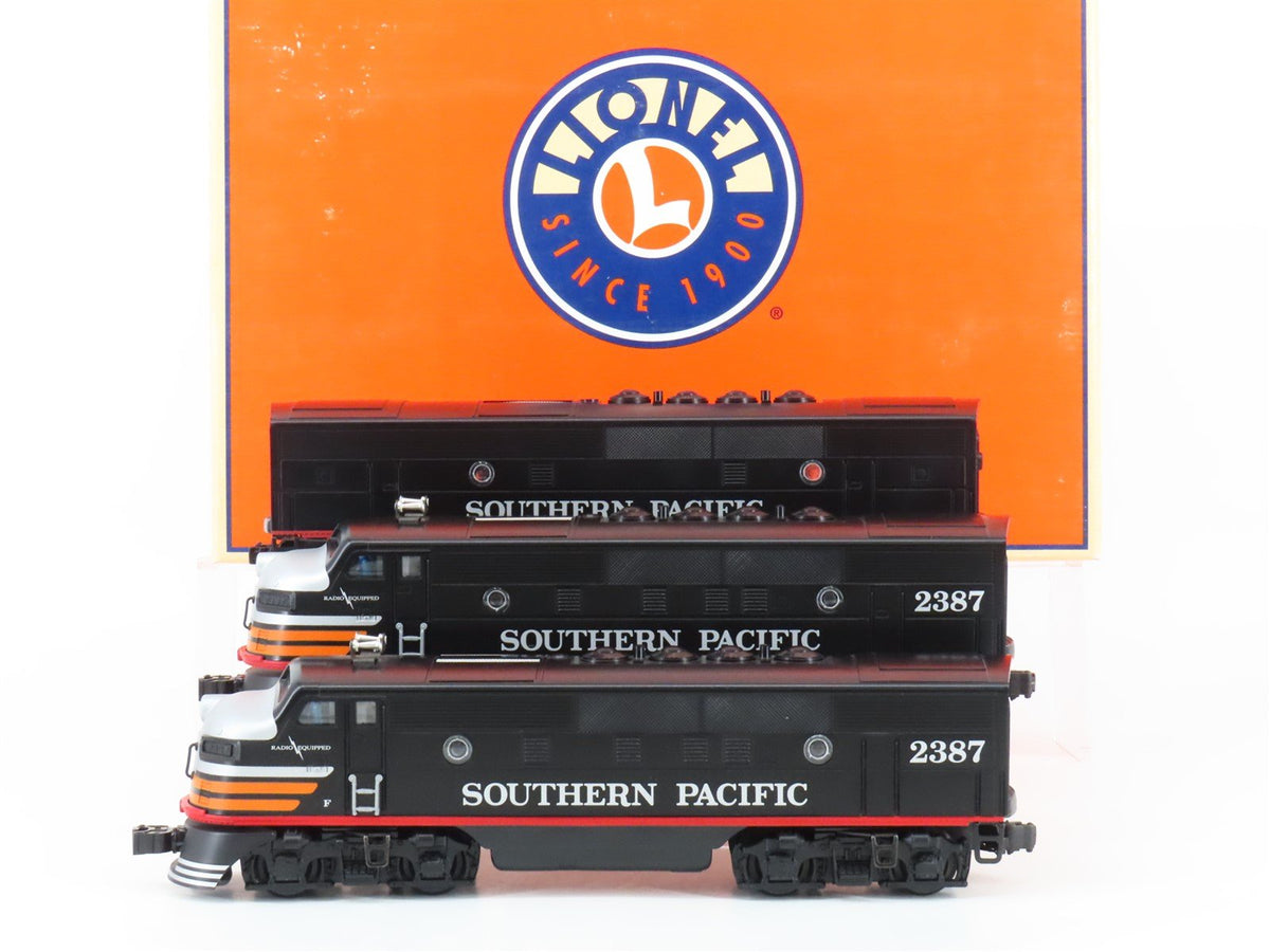 O Gauge 3-Rail Lionel 6-38197 SP &quot;Black Widow&quot; F3A/B/A Diesel Set w/TMCC &amp; Sound