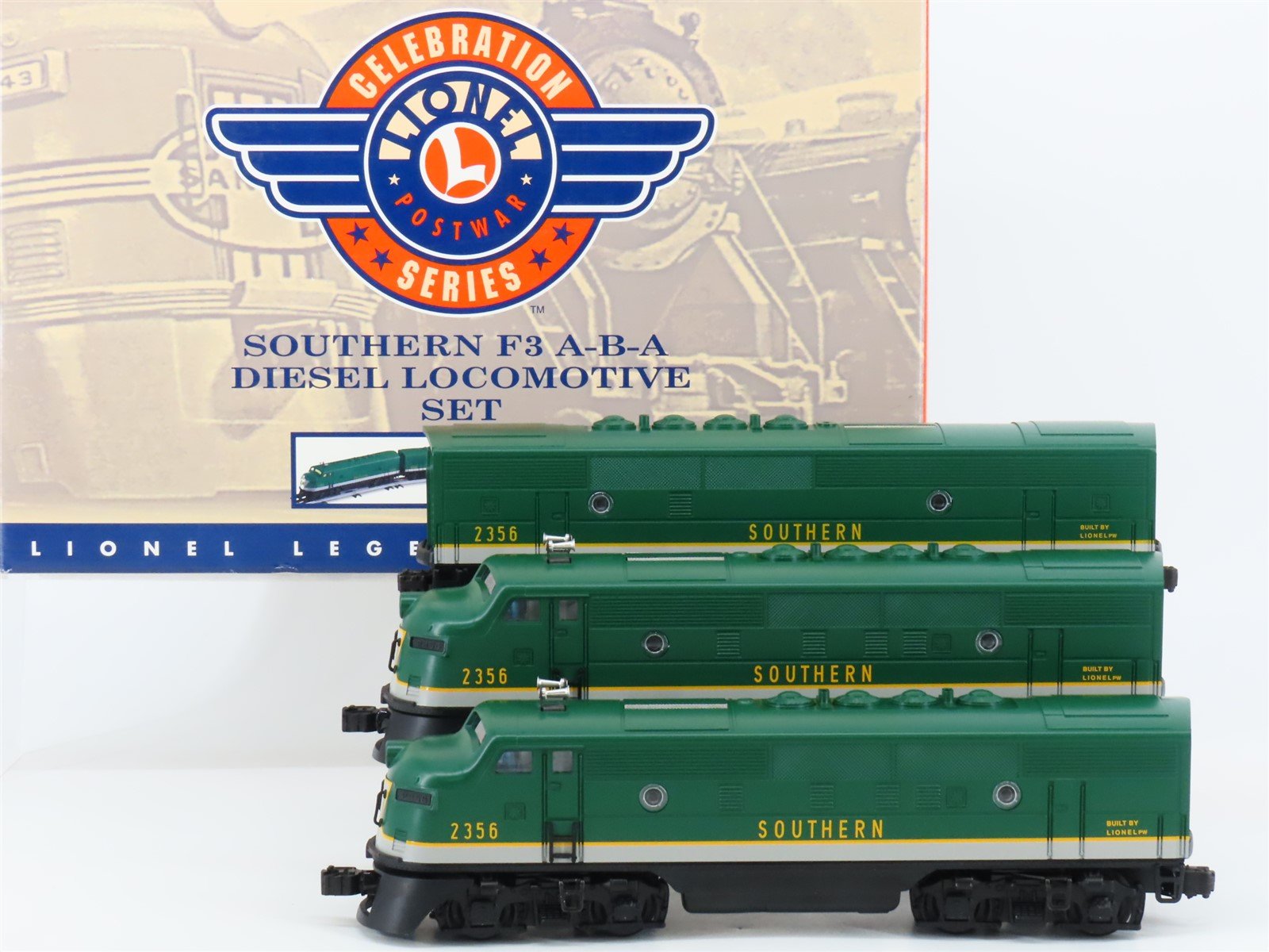 O 3-Rail Lionel 6-38188 Celebration SOU Southern F3A/B/A Diesel Set TMCC/Sound
