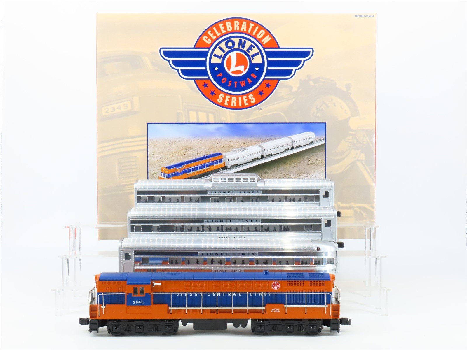 O Gauge 3-Rail Lionel 6-31758 #2270W CNJ Trainmaster Diesel Passenger Set w/TMCC