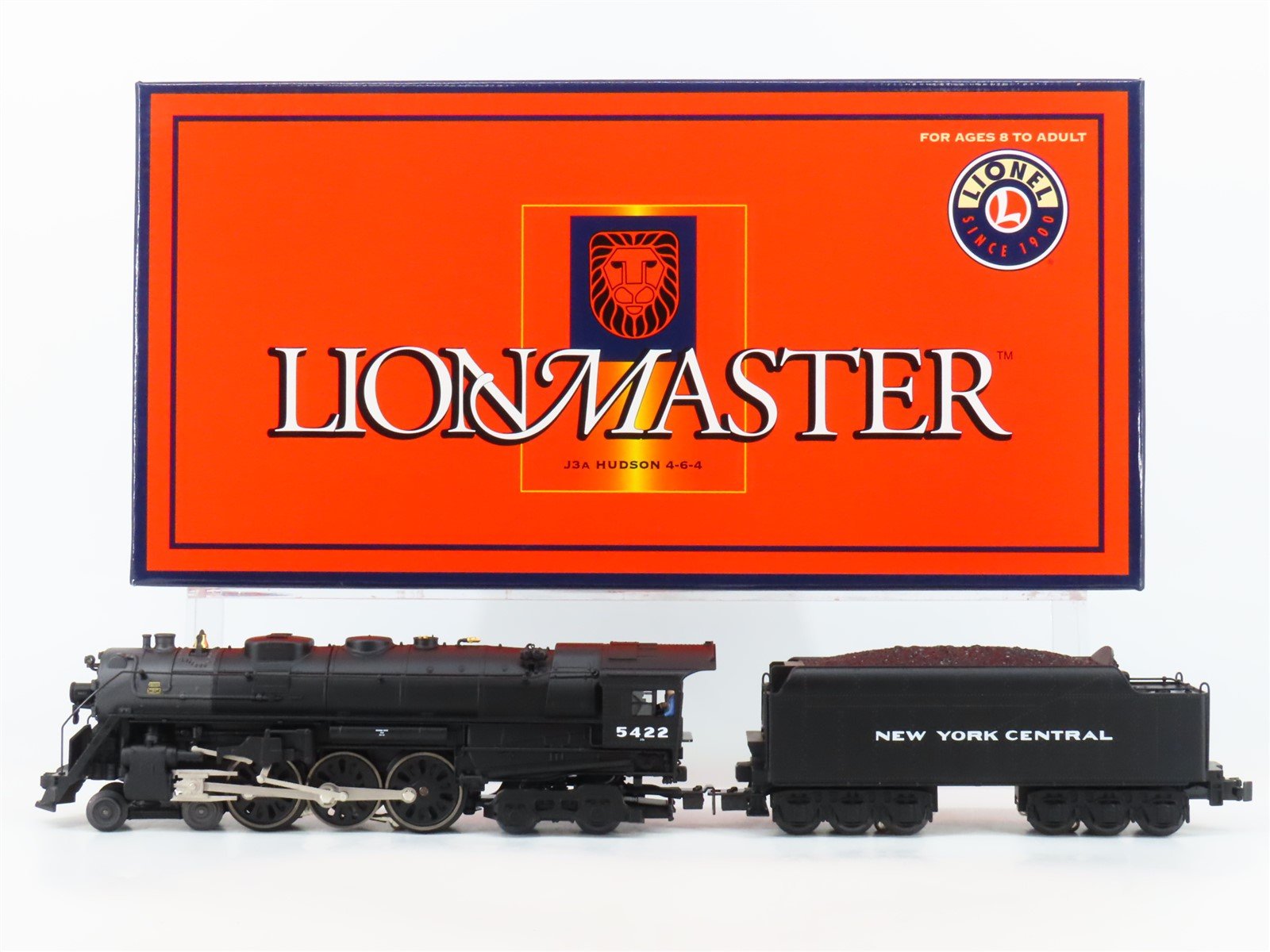 O 3-Rail Lionel LionMaster 6-38085 NYC 4-6-4 J3A Hudson Steam #5422 TMCC/Sound