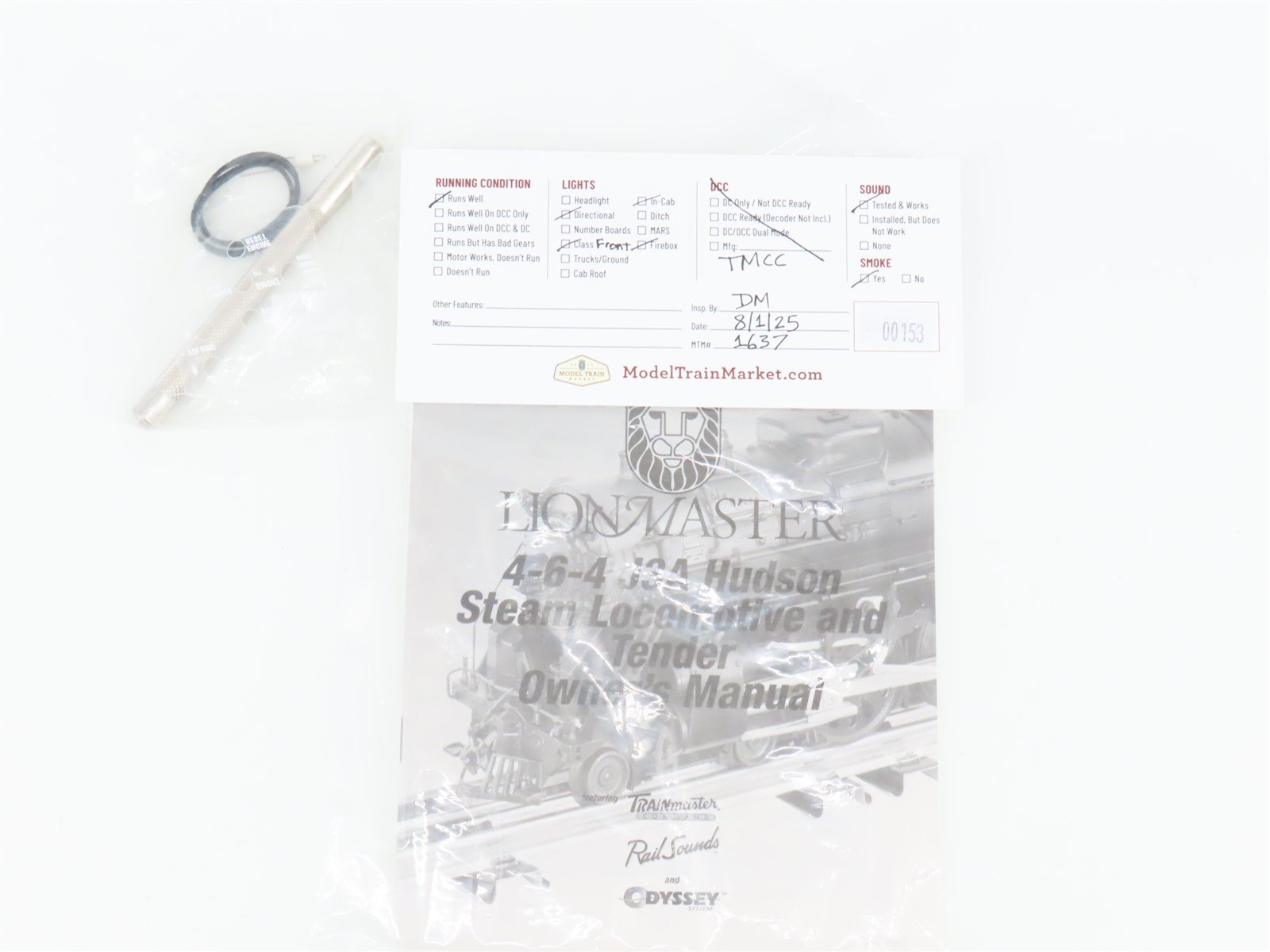 O 3-Rail Lionel LionMaster 6-38085 NYC 4-6-4 J3A Hudson Steam #5422 TMCC/Sound