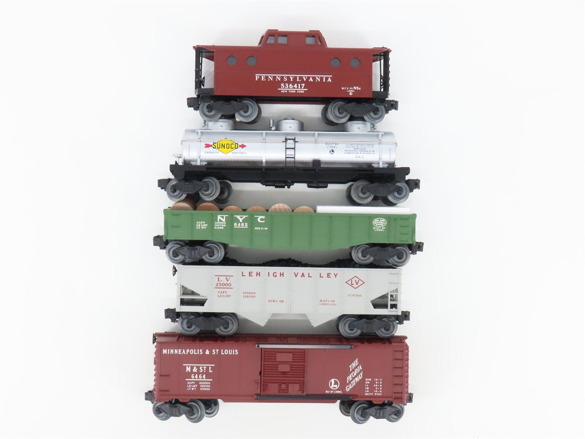 O 3-Rail Lionel 6-31776 #2219W DL&amp;W &quot;Thunderbird&quot; Trainmaster Diesel Freight Set
