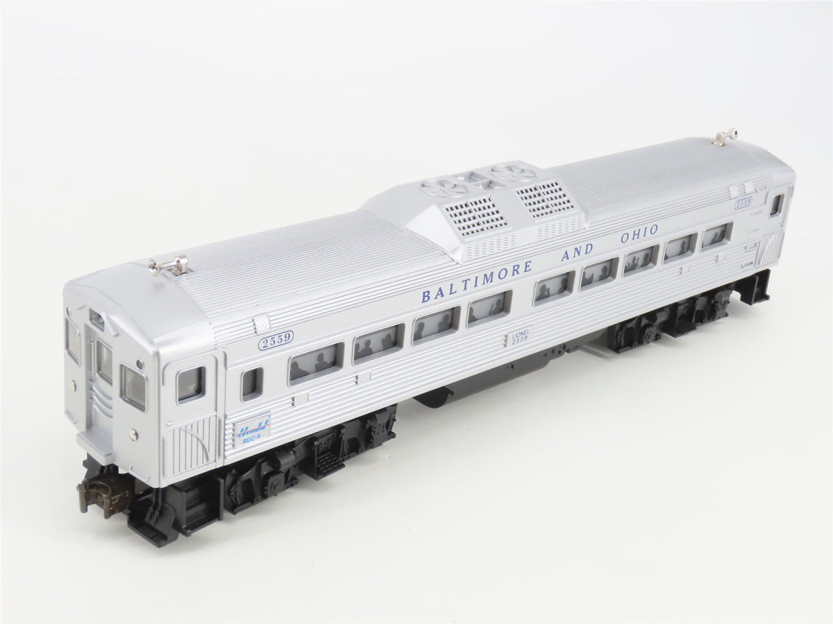 O Gauge 3-Rail Lionel 2276W B&amp;O Baltimore &amp; Ohio Budd RDC Commuter Train Set