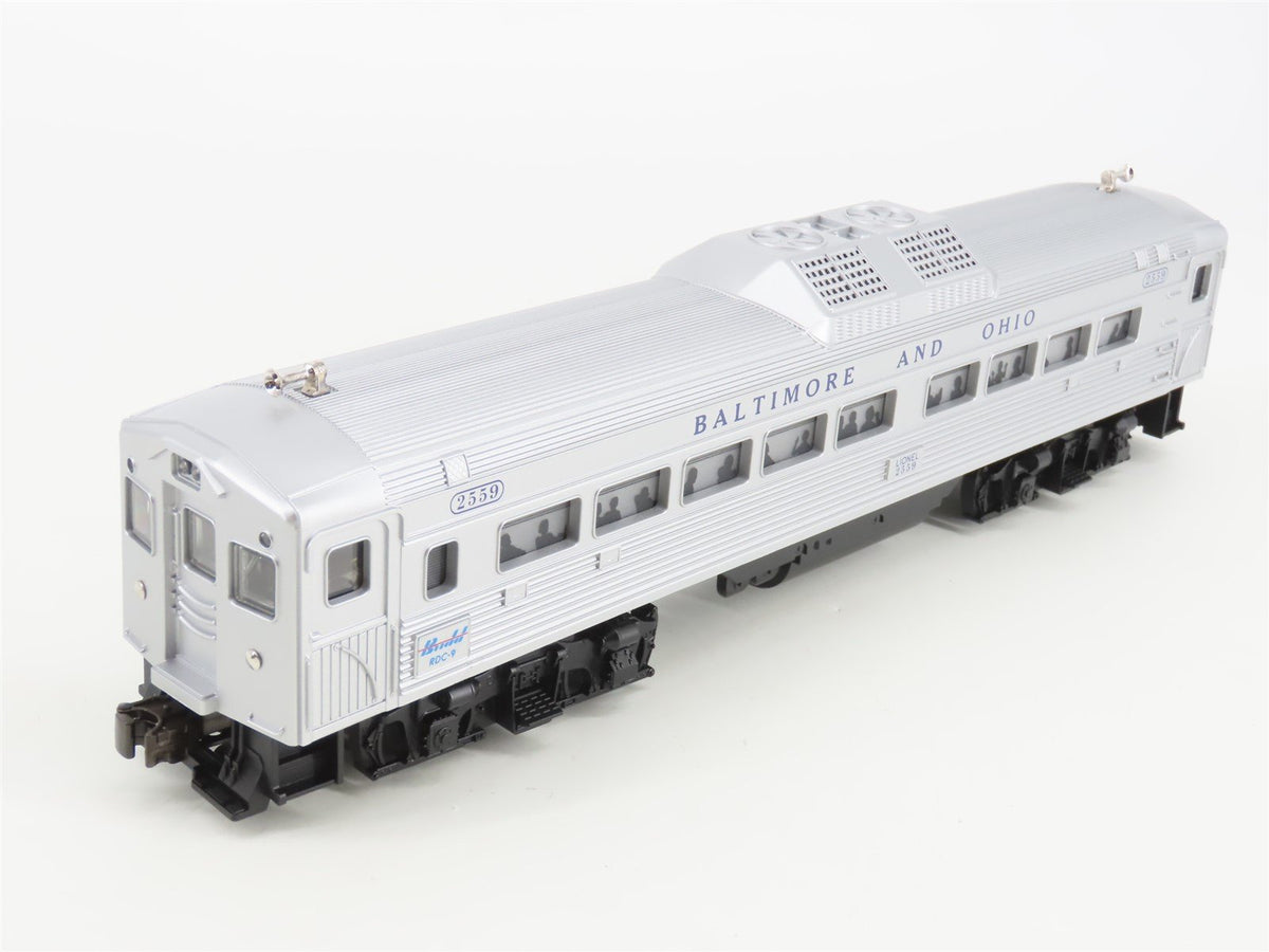 O Gauge 3-Rail Lionel 2276W B&amp;O Baltimore &amp; Ohio Budd RDC Commuter Train Set