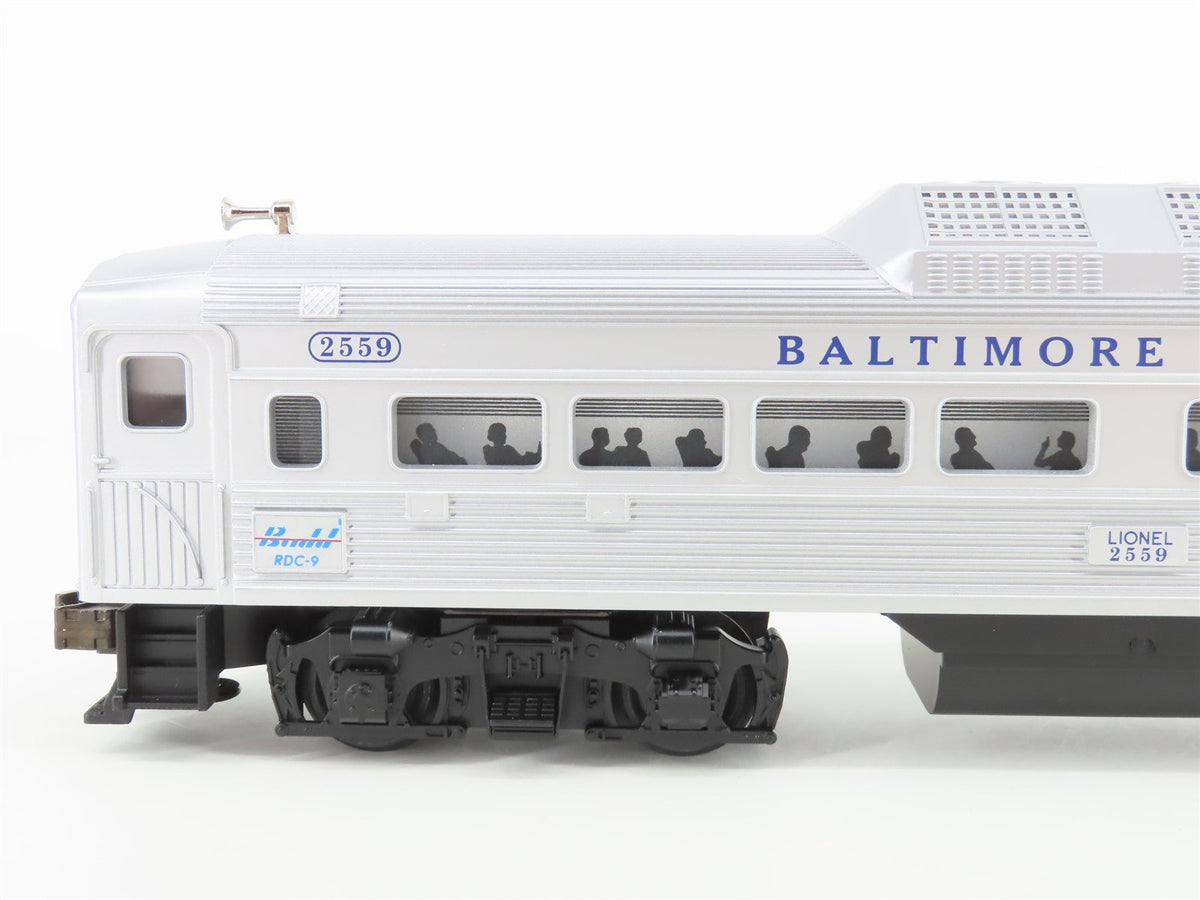 O Gauge 3-Rail Lionel 2276W B&amp;O Baltimore &amp; Ohio Budd RDC Commuter Train Set