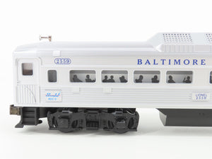 O Gauge 3-Rail Lionel 2276W B&O Baltimore & Ohio Budd RDC Commuter Train Set