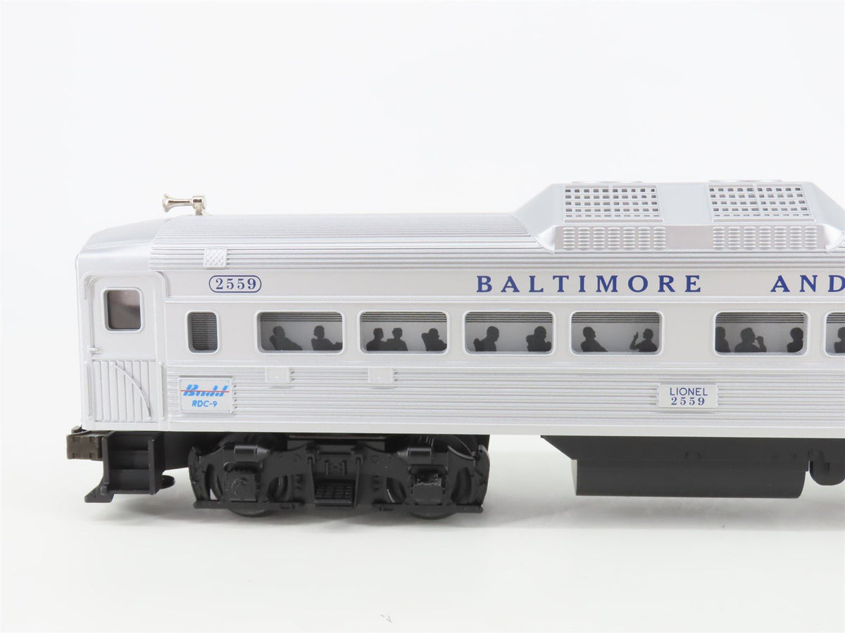 O Gauge 3-Rail Lionel 2276W B&amp;O Baltimore &amp; Ohio Budd RDC Commuter Train Set