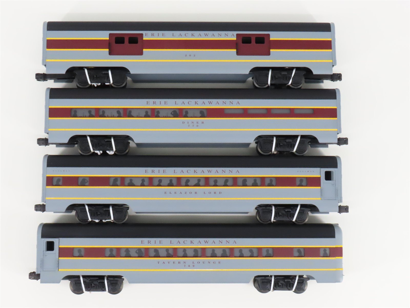 O Gauge 3-Rail Lionel 6-29122 EL Phoebe Snow F3A/B Diesel Passenger Set w/ Sound