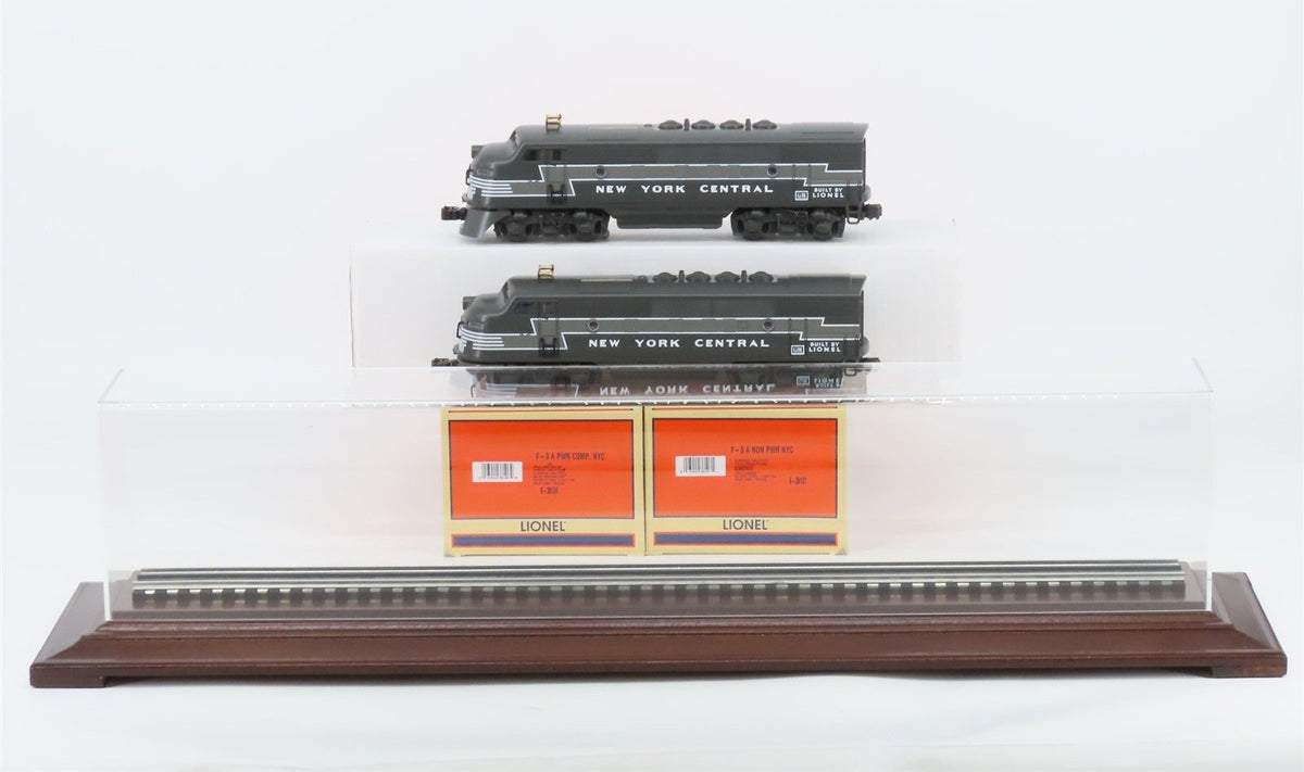 O 3-Rail Lionel 6-18135 Century Club NYC F3A/A Diesel Set w/TMCC/Sound &amp; Display