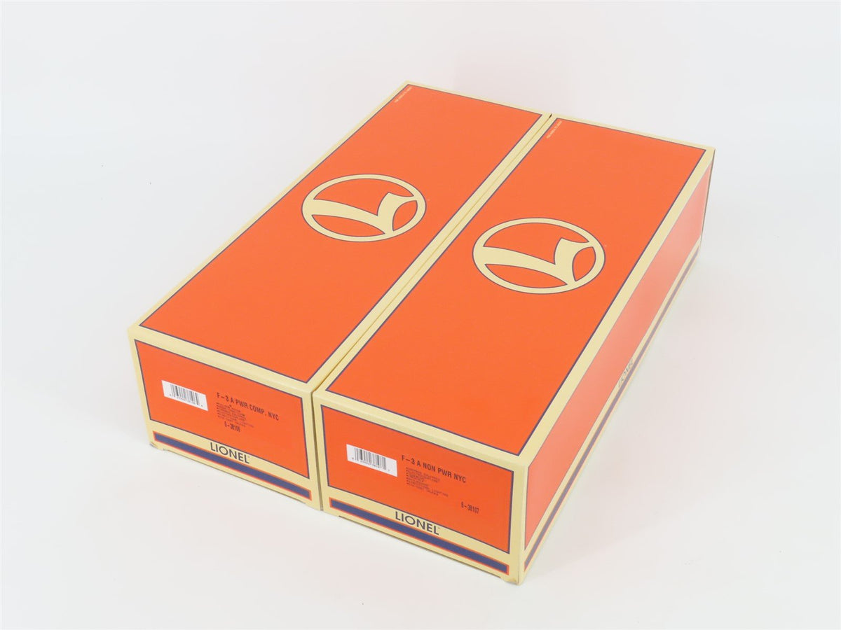 O 3-Rail Lionel 6-18135 Century Club NYC F3A/A Diesel Set w/TMCC/Sound &amp; Display