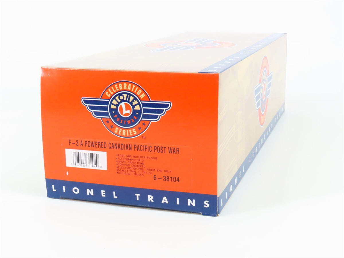 O 3-Rail Lionel Celebration 6-38104 CP Canadian Pacific F3A Diesel #2373 w/ TMCC