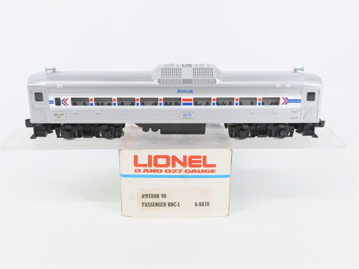 O27 Gauge 3-Rail Lionel 6-8870 AMTK Amtrak Budd RDC-1 Diesel - Unpowered
