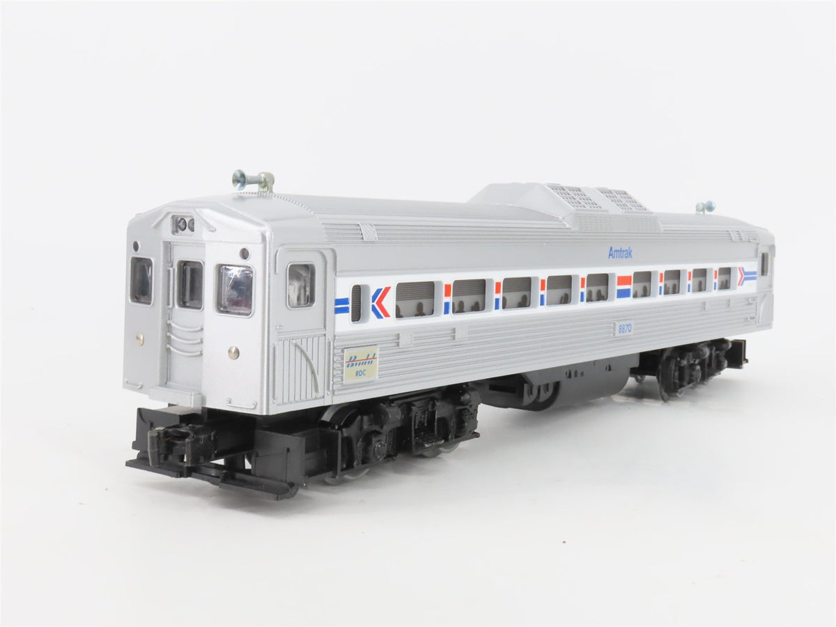 O27 Gauge 3-Rail Lionel 6-8870 AMTK Amtrak Budd RDC-1 Diesel - Unpowered