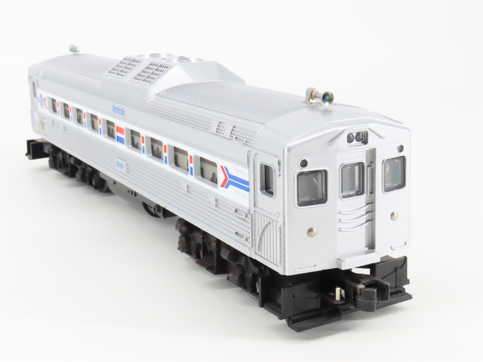 O27 Gauge 3-Rail Lionel AMTK Amtrak Budd RDC-1 Rail Diesel Car #8869 - Unpowered