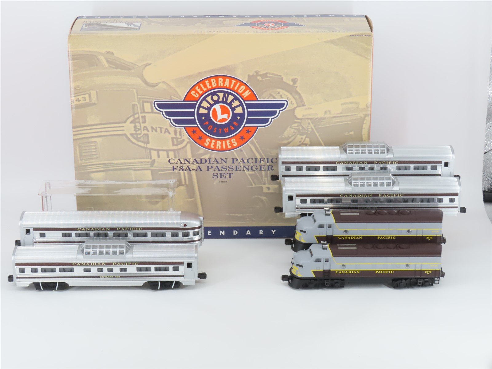 O Gauge 3-Rail Lionel 6-21759 Canadian Pacific F3 A/A Diesel Passenger Set