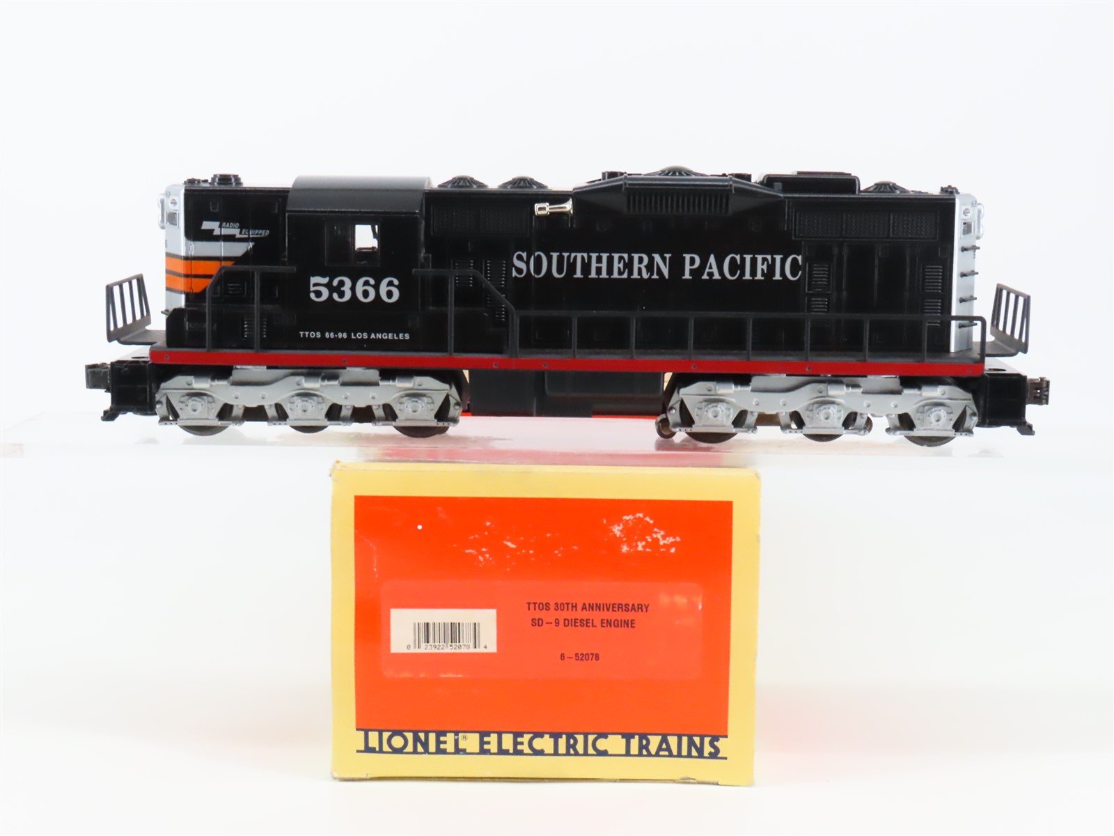 O Gauge 3-Rail Lionel 6-52078 TTOS SP "Black Widow" EMD SD9 Diesel #5366