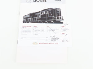 O Gauge 3-Rail Lionel 6-52078 TTOS SP 
