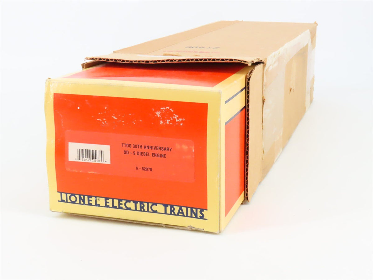 O Gauge 3-Rail Lionel 6-52078 TTOS SP &quot;Black Widow&quot; EMD SD9 Diesel #5366