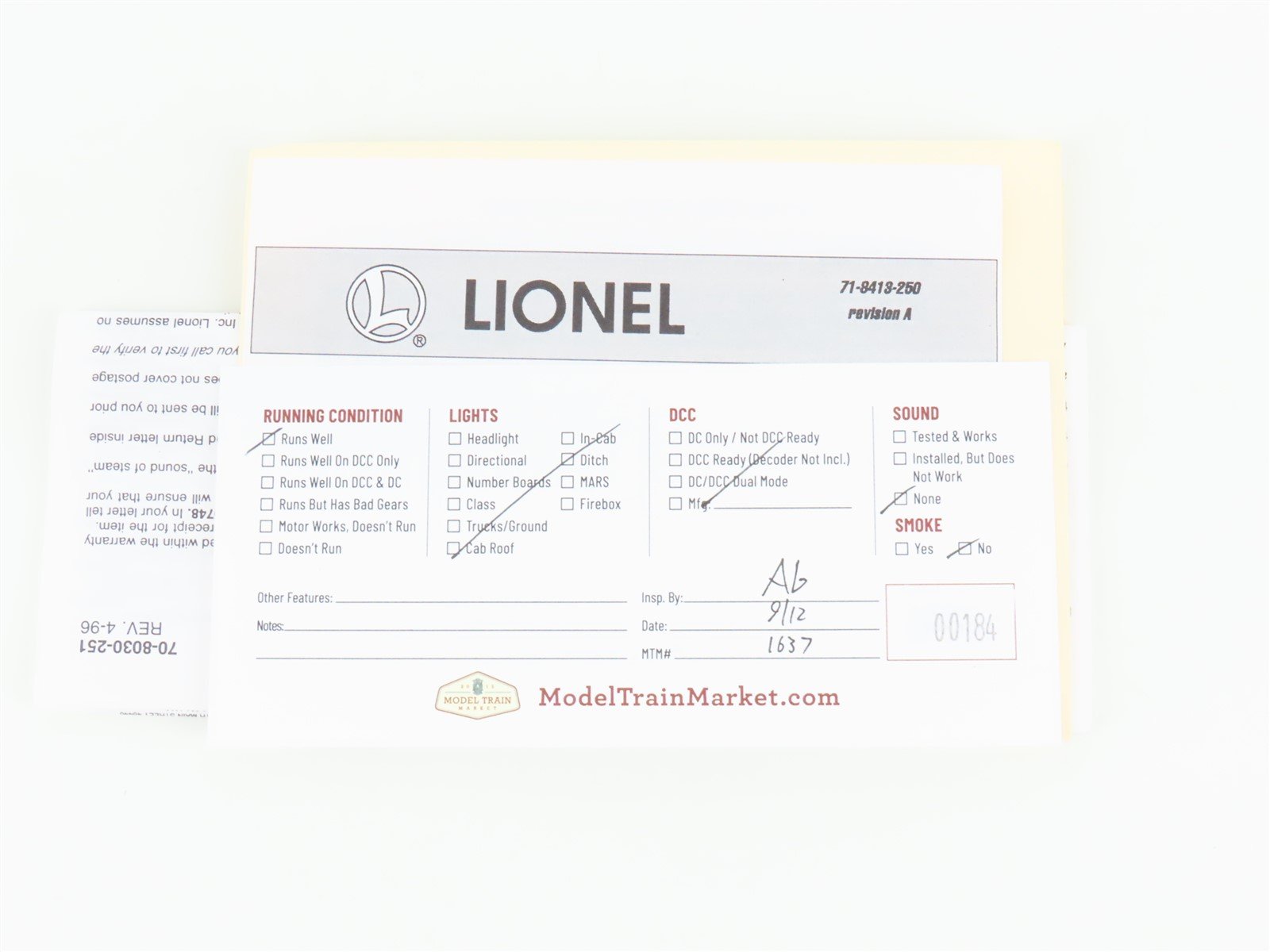 O Gauge 3-Rail Lionel 6-18433 Disney Mickey & Minnie Handcar