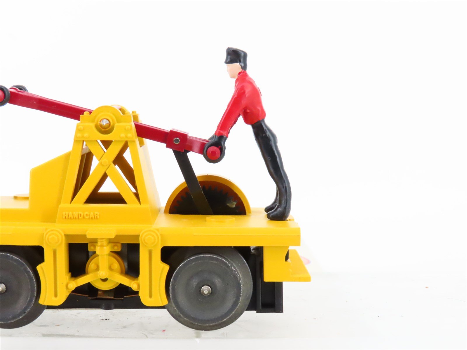 O Gauge 3-Rail Lionel 6-18457 #65 Yellow Handcar