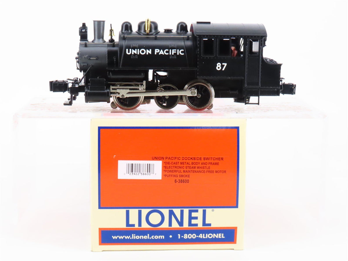O Gauge 3-Rail Lionel 6-38600 UP Union Pacific 0-6-0 Dockside Switcher #87
