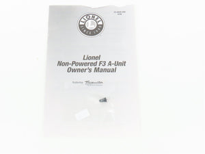 O Gauge 3-Rail Lionel 6-34504 B&O Baltimore & Ohio F3A Diesel #2368 UNPOWERED