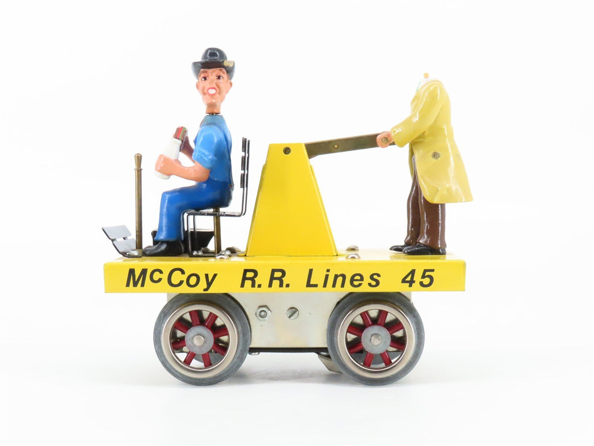 Standard Gauge McCoy Railroad Lines Powered Handcar #45
