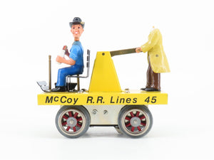 Standard Gauge McCoy Railroad Lines Powered Handcar #45
