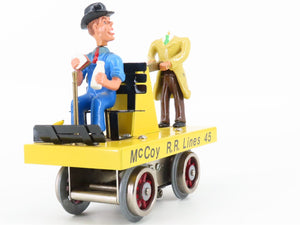 Standard Gauge McCoy Railroad Lines Powered Handcar #45