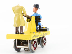 Standard Gauge McCoy Railroad Lines Powered Handcar #45