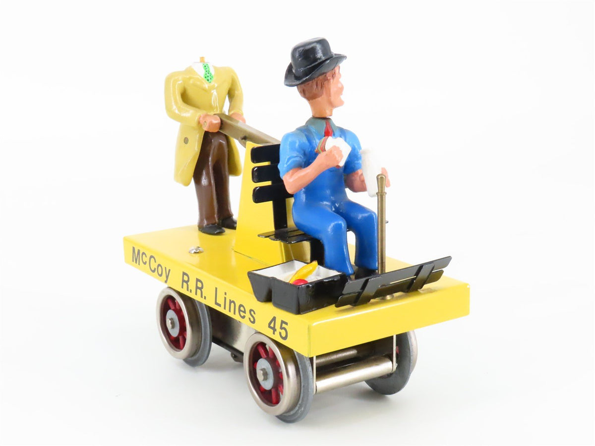 Standard Gauge McCoy Railroad Lines Powered Handcar #45