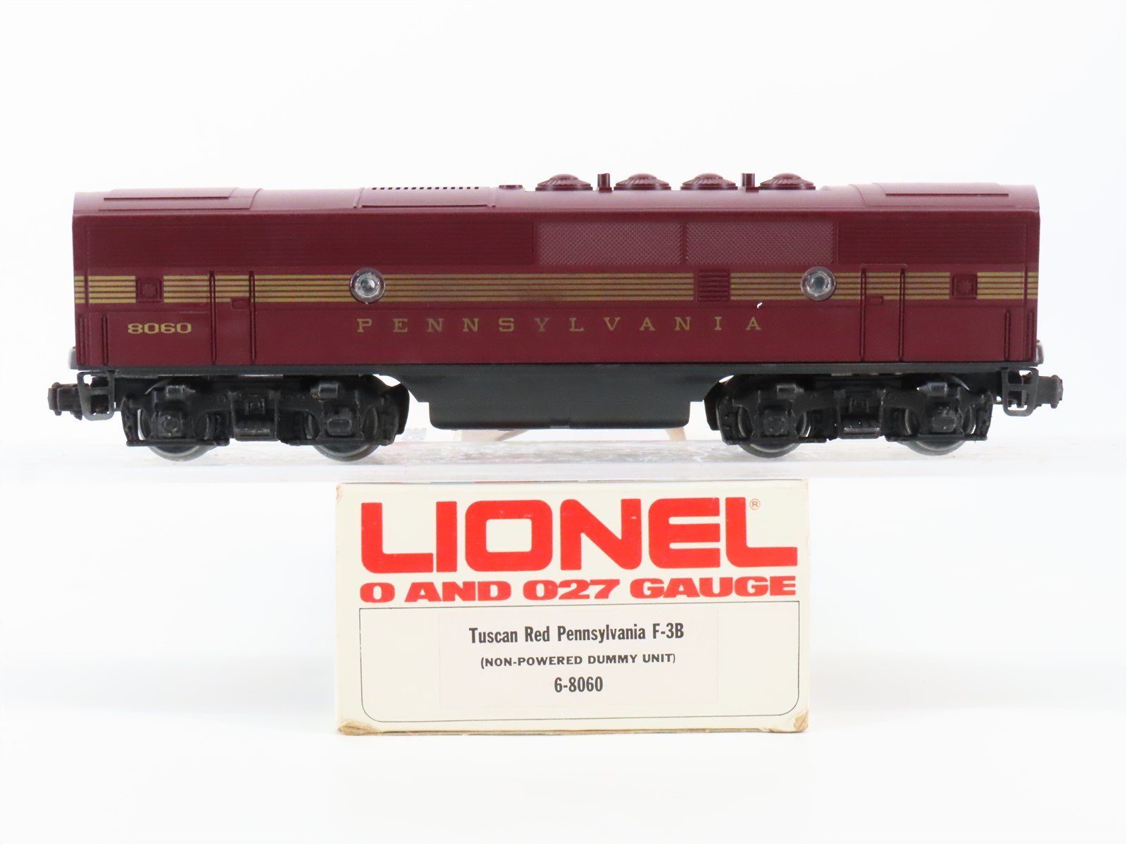 O Gauge 3-Rail Lionel 6-8060 PRR Pennsylvania F3B Diesel Loco #8060 UNPOWERED