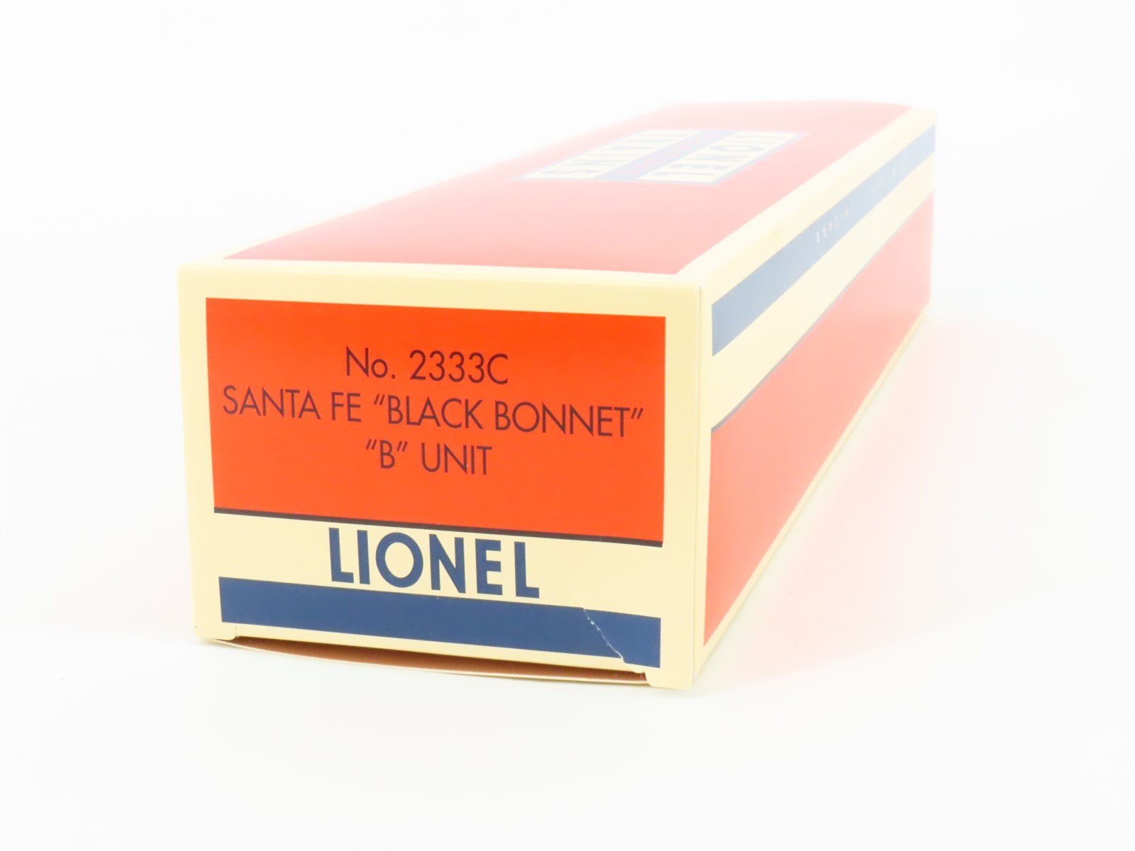 O Gauge 3-Rail Lionel 6-38379 ATSF Santa Fe Black Bonnet B Unit Diesel UNPOWERED
