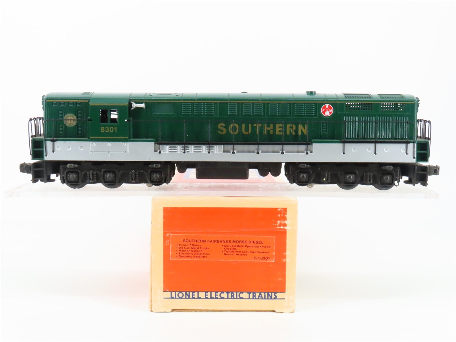 O Gauge 3-Rail Lionel 6-18301 Southern FM Trainmaster Diesel Locomotive #8301