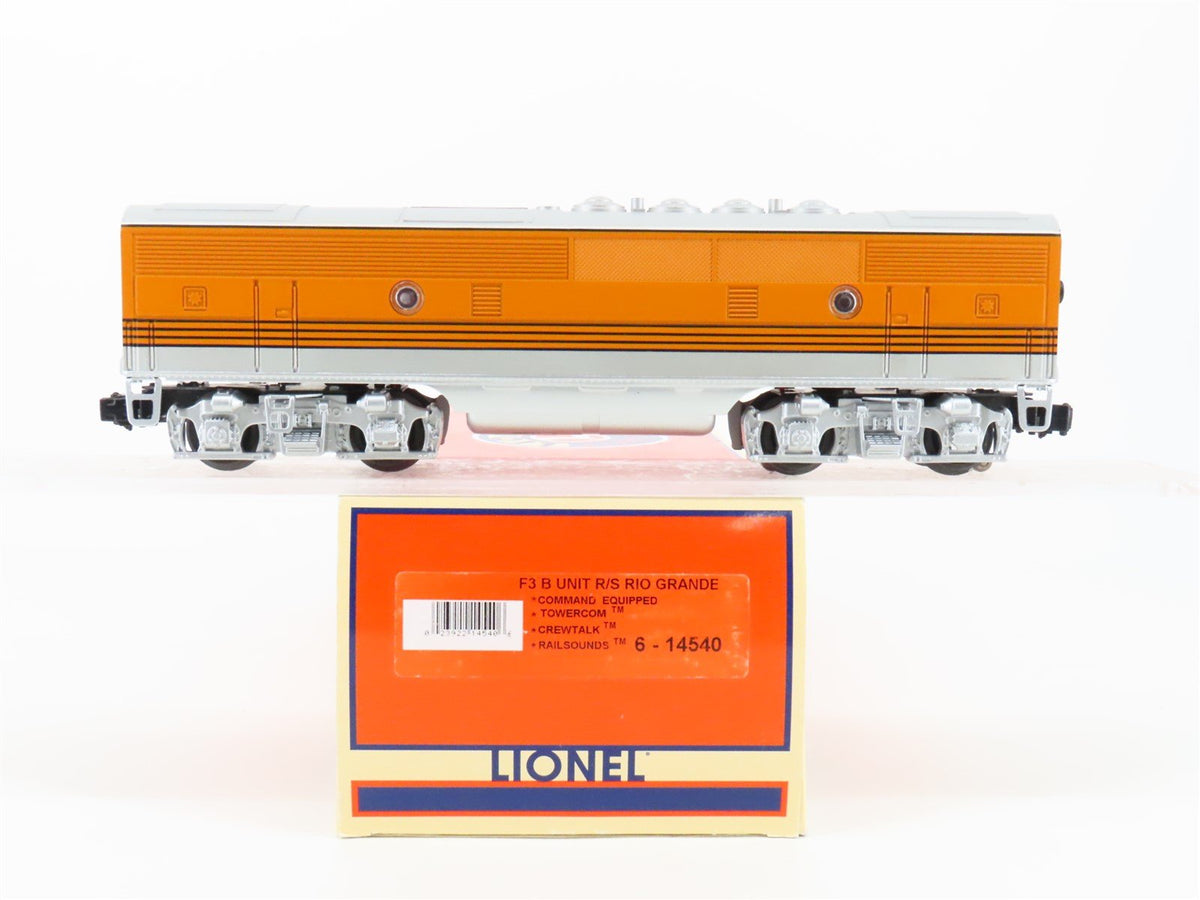 O Gauge 3-Rail Lionel 6-14540 DRGW Rio Grande F3B Diesel Loco UNPOWERED