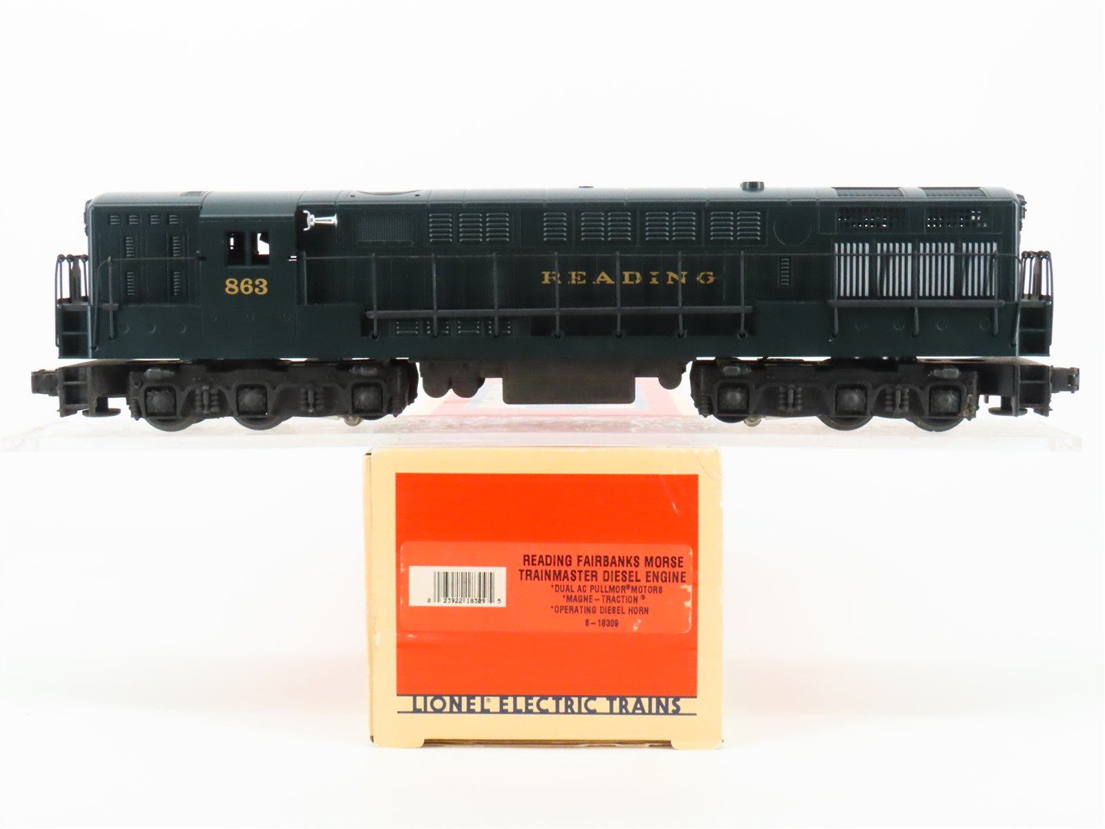 O Gauge 3-Rail Lionel 6-18309 RDG Reading FM Trainmaster Diesel Loco #863