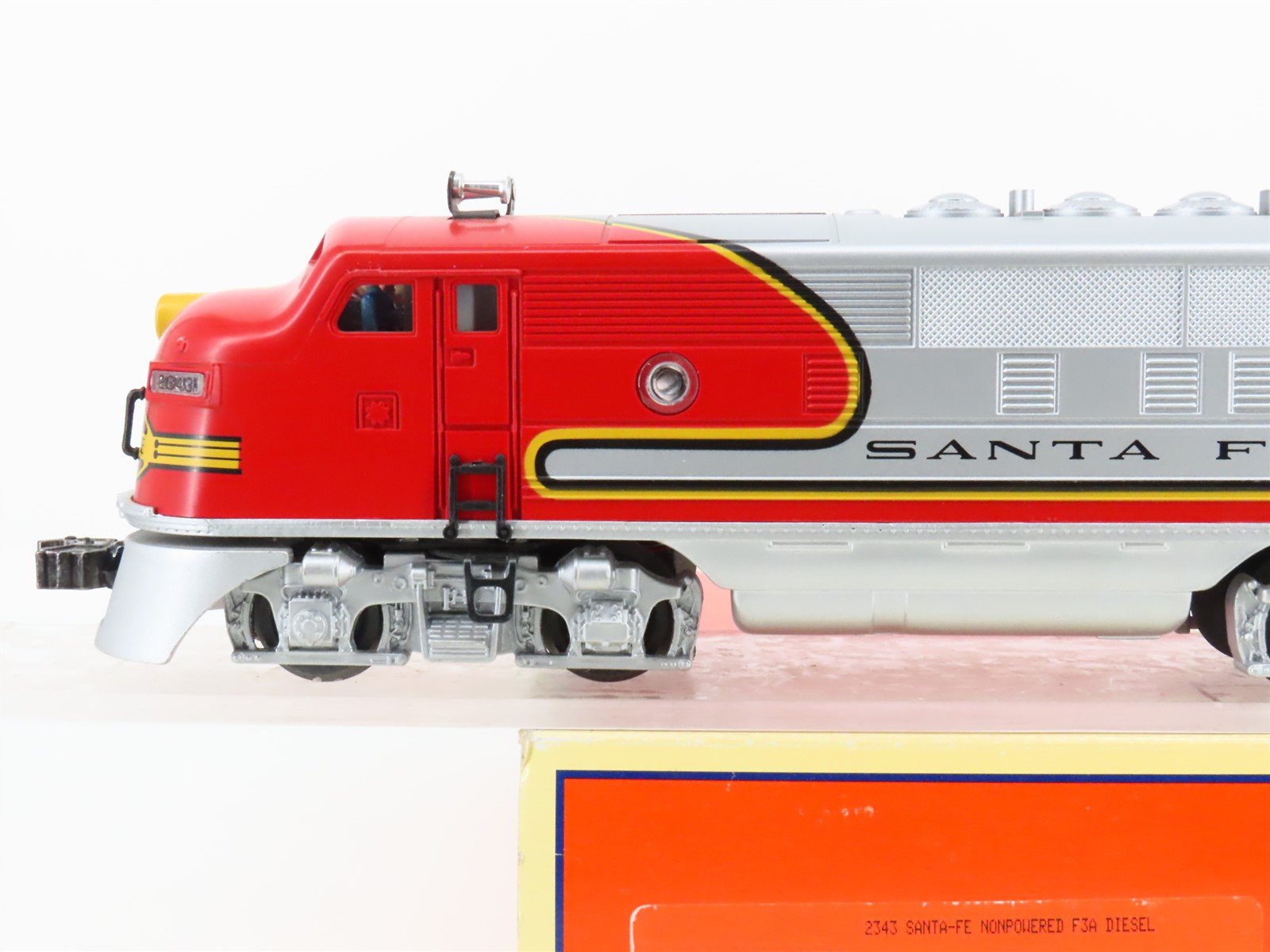 O Gauge 3-Rail Lionel 6-18134 ATSF Santa Fe F3A Diesel Loco #2343 UNPOWERED