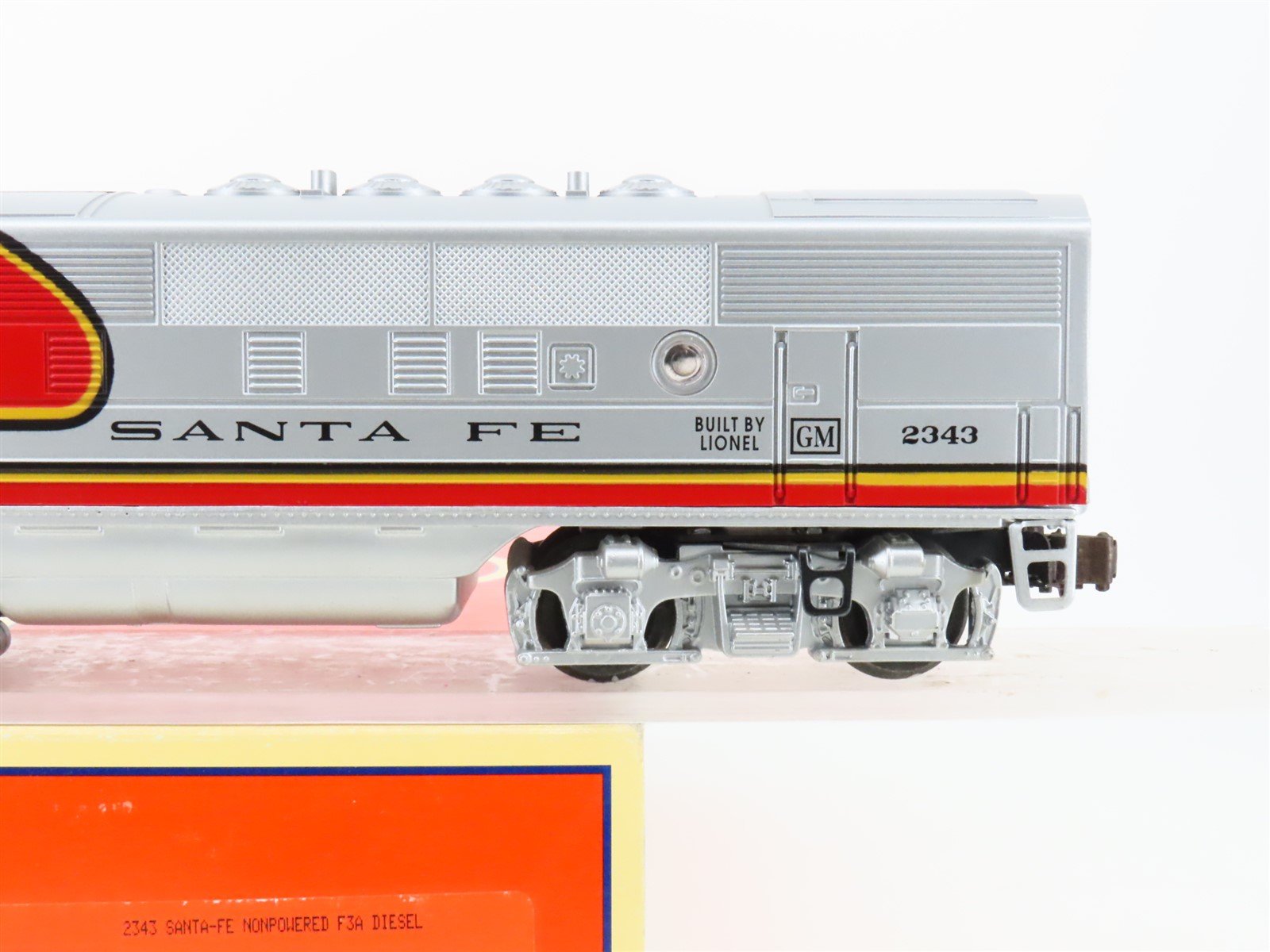 O Gauge 3-Rail Lionel 6-18134 ATSF Santa Fe F3A Diesel Loco #2343 UNPOWERED