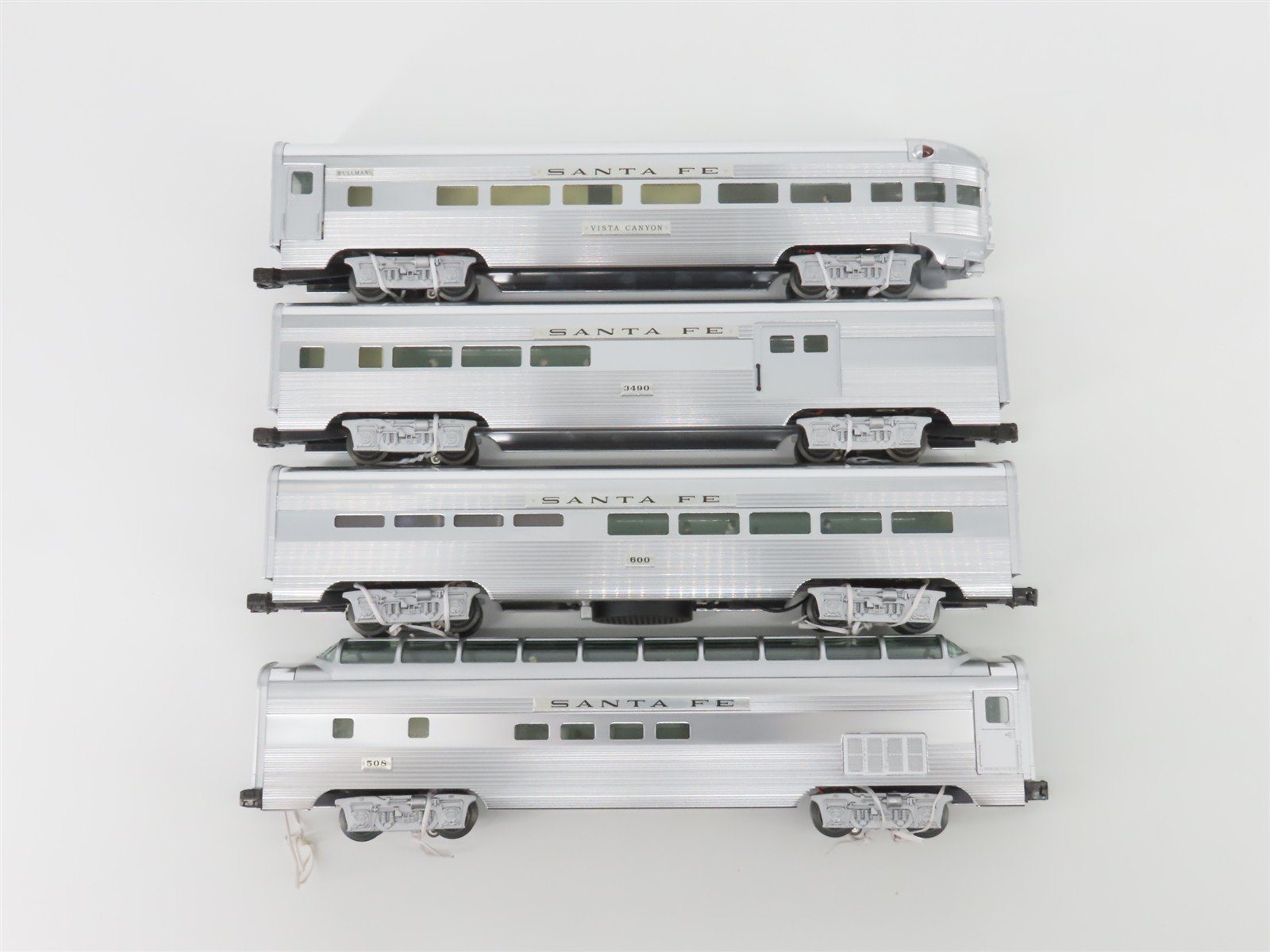 O Gauge 3-Rail Lionel 6-21786 ATSF Santa Fe F3 A/B/B/A Diesel Passenger Set