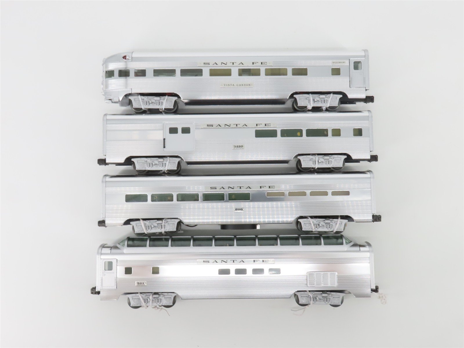 O Gauge 3-Rail Lionel 6-21786 ATSF Santa Fe F3 A/B/B/A Diesel Passenger Set