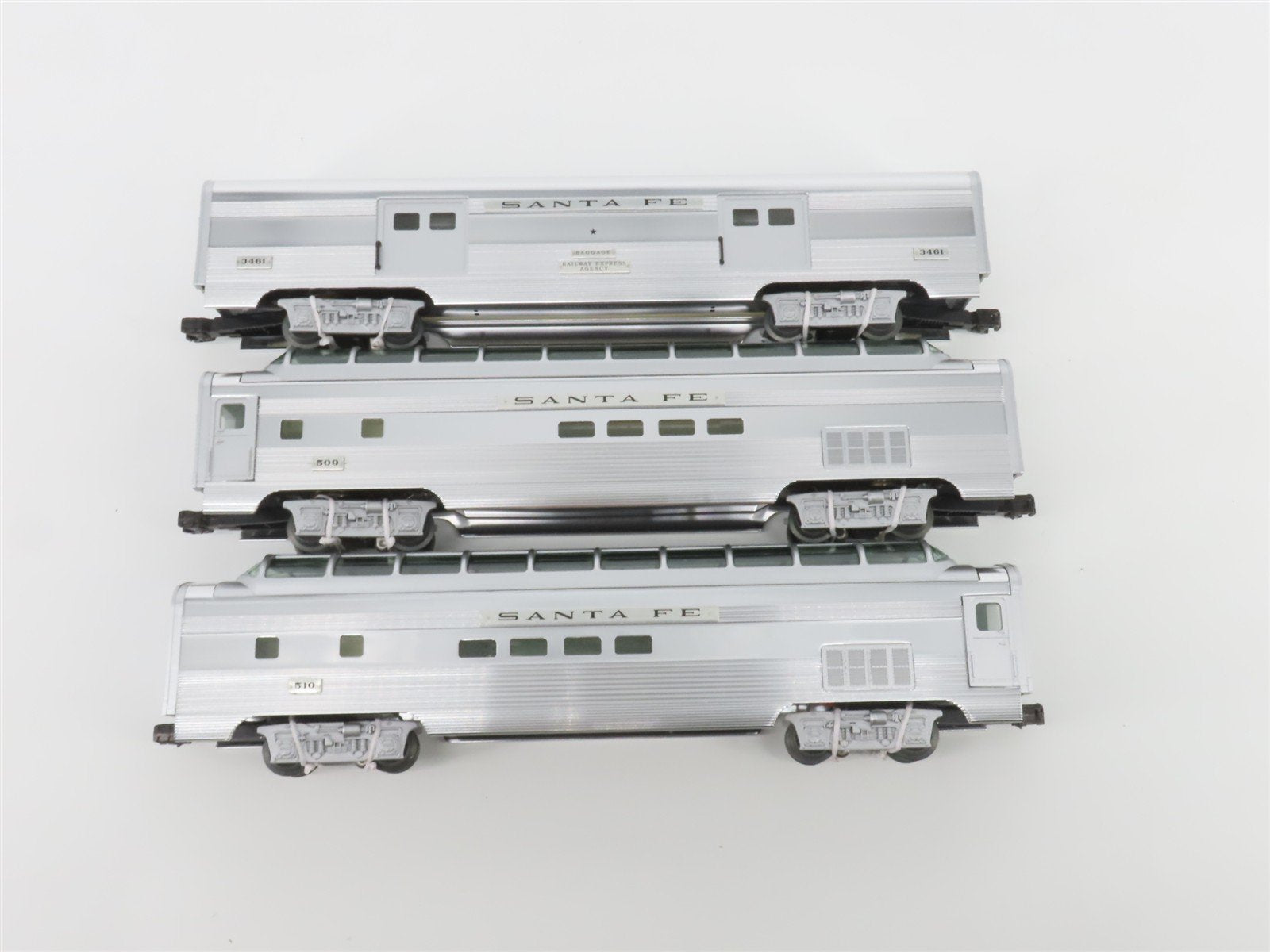O Gauge 3-Rail Lionel 6-21786 ATSF Santa Fe F3 A/B/B/A Diesel Passenger Set