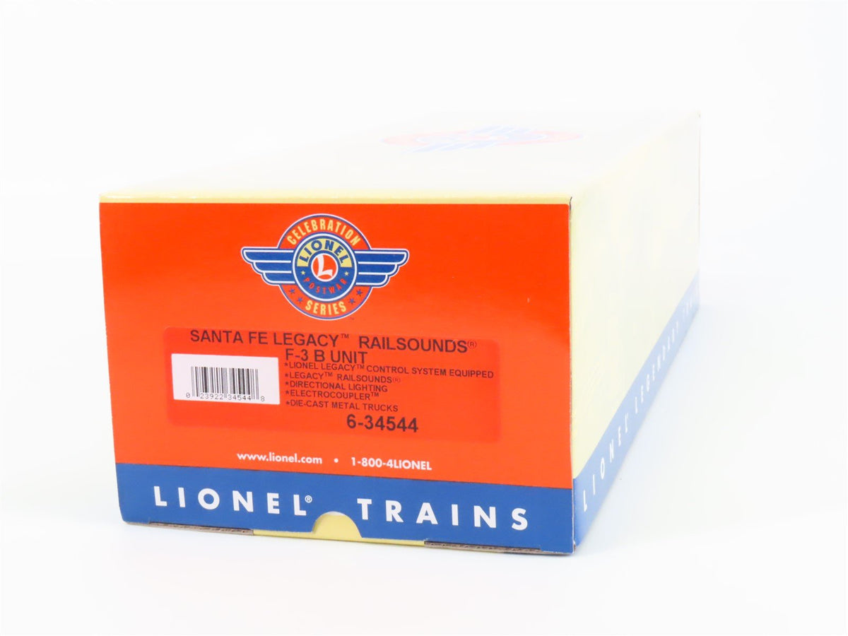 O 3-Rail Lionel 6-34544 Celebration ATSF F3B Diesel - Unpowered - LEGACY/Sound