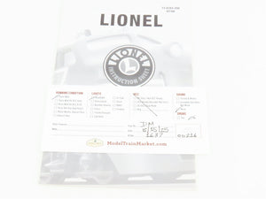 O 3-Rail Lionel 6-38103 Celebration MKT 