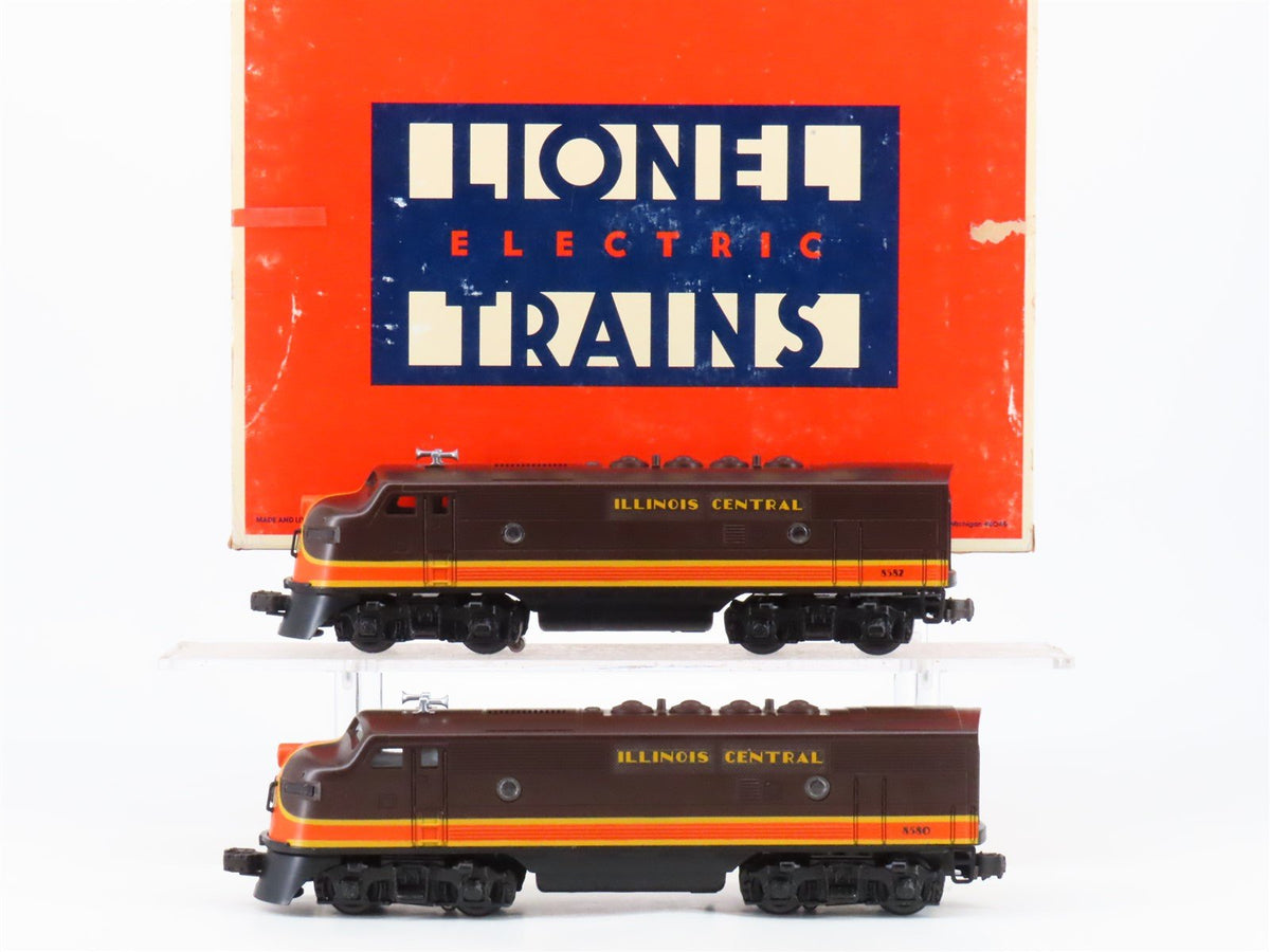 O Gauge 3-Rail Lionel 6-8580 IC Illinois Central EMD F3A/A Diesel Locomotive Set