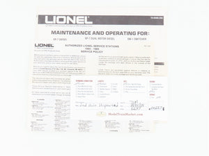 O Gauge 3-Rail Lionel 6-8580 IC Illinois Central EMD F3A/A Diesel Locomotive Set
