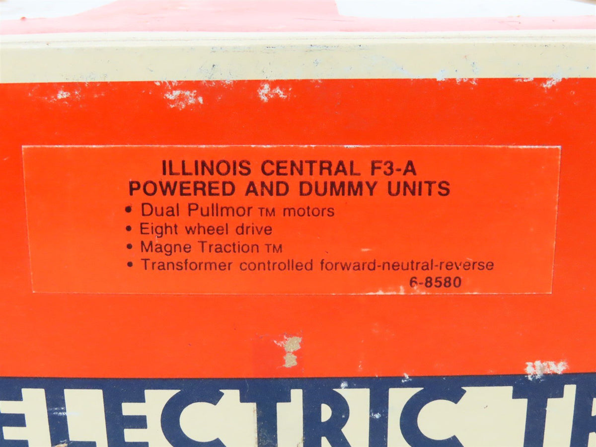 O Gauge 3-Rail Lionel 6-8580 IC Illinois Central EMD F3A/A Diesel Locomotive Set